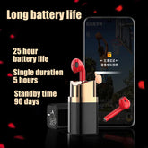 New Goddess Lipstick Headset TWS Wireless Bluetooth Headset Binaural Sports In-Ear Noise-Cancelling Macaron Headset